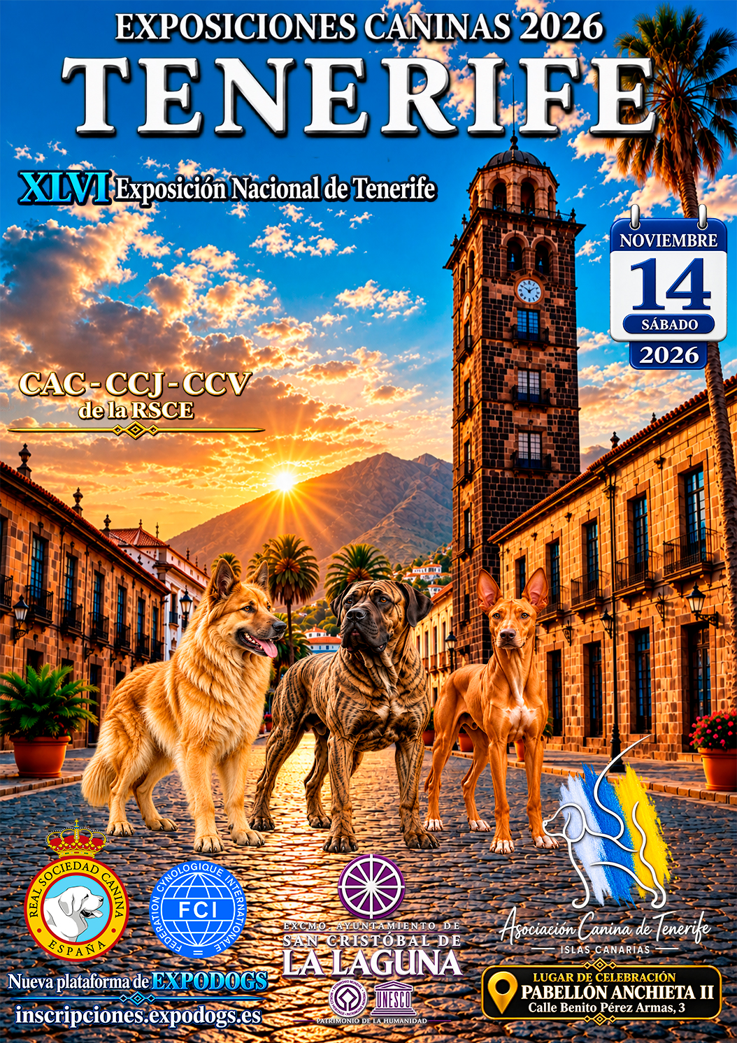Cartel de XLVI EXP NACIONAL DE TENERIFE Nacional CAC